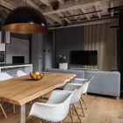 Linea 1 Panel (oak/ black) fa lamella