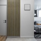 Linea 1 Panel (oak/ black) fa lamella