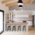 Linea 1 Panel (white/ oak) fa lamella