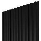 Linea ACOUSTIC PROline black/black 2400mm x 605mm akusztikus falpanel - lamella falburkolat