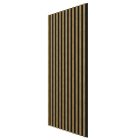 Linea ACOUSTIC PROline oak/black 2400mm x 605mm akusztikus falpanel - lamella falburkolat
