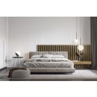 Linea ACOUSTIC PROline oak/black 2400mm x 605mm akusztikus falpanel - lamella falburkolat