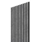 Linea ACOUSTIC PROline urban/black 2400mm x 605mm akusztikus falpanel - lamella falburkolat