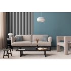 Linea ACOUSTIC PROline white/black 2400mm x 605mm akusztikus falpanel - lamella falburkolat