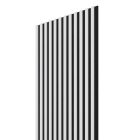 Linea ACOUSTIC PROline white/black 2400mm x 605mm akusztikus falpanel - lamella falburkolat