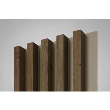 Linea Comfort 5 Panel Tobacco/Cashmere fa lamella