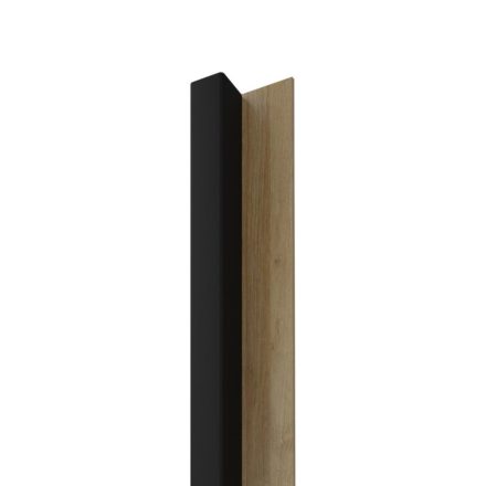 Linea Slim 1 Panel fekete/tölgy (black/oak) fa lamella