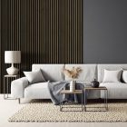 Linea Slim 1 Panel fekete/tölgy (black/oak) fa lamella