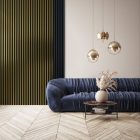 Linea Slim 1 Panel arany/fekete (gold/black) fa lamella