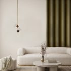 Linea Slim 1 Panel arany/fekete (gold/black) fa lamella