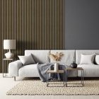 Linea Slim 1 Panel tölgy/fekete (oak/ black) fa lamella