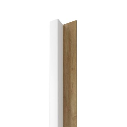 Linea Slim 1 Panel fehér/tölgy (white/oak) fa lamella