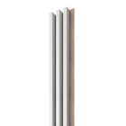 Linea Slim 3 Panel (white/oak) fa lamella